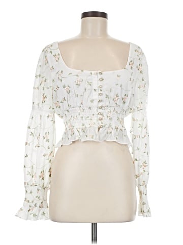 Majorelle Long Sleeve Blouse (view 1)