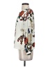 Express 100% Polyester Floral Ivory 3/4 Sleeve Blouse Size S (petite) - photo 5
