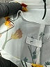Unbranded 100% Polyester Print White Casual Dress Size L - photo 7
