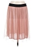 Lush 100% Polyester Solid Pink Casual Skirt Size M - photo 1