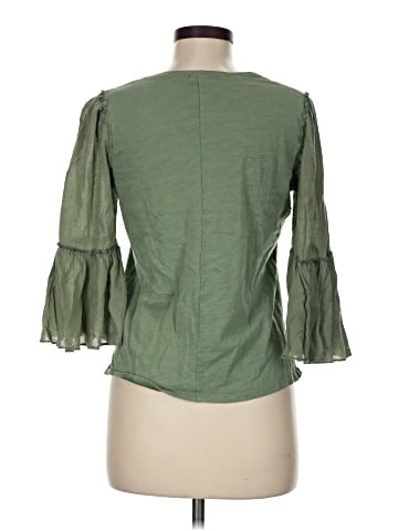 Bordeaux 3/4 Sleeve Top (view 2)