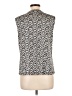 Laura Ashley Silver Sleeveless Blouse Size L - photo 2
