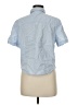 Sun-deh Blue Short Sleeve Button-Down Shirt Size M - photo 2