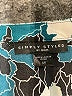 Simply Styled 100% Polyester Floral Teal Long Sleeve Blouse Size L - photo 7