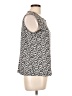 Laura Ashley Silver Sleeveless Blouse Size L - photo 4
