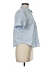 Sun-deh Blue Short Sleeve Button-Down Shirt Size M - photo 4