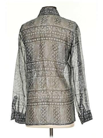 Escada by Margaretha Ley Long Sleeve Silk Top (view 2)