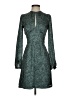 Gianni Bini 100% Polyester Tweed Teal Cocktail Dress Size 0 - photo 1
