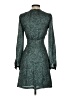 Gianni Bini 100% Polyester Tweed Teal Cocktail Dress Size 0 - photo 2