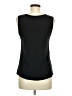 Solitaire 100% Rayon Black Sleeveless Blouse Size M - photo 2