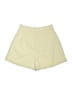 Shein 100% Polyester Solid Yellow Shorts Size 4 - photo 2