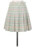 Sun-deh Plaid Green Casual Skirt Size 2 - photo 1