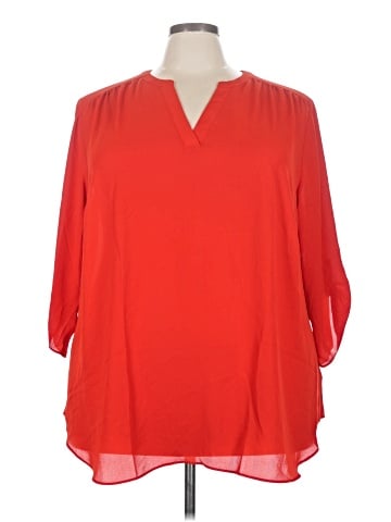 Worthington 3/4 Sleeve Blouse (view 1)