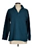 Soft Surroundings 100% Cotton Teal Pullover Sweater Size M - photo 1