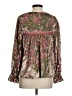 Let Me Be 100% Polyester Green Long Sleeve Blouse Size S - photo 2