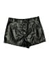 Shein 100% Polyester Metallic Black Shorts Size 6 - photo 1