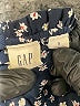 Gap 100% Polyester Polka Dots Blue Long Sleeve Blouse Size S - photo 7