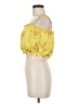 Line & Dot 100% Polyester Yellow Tank Top Size M - photo 5