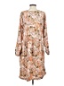Roolee 100% Polyester Paisley Multi Color Orange Casual Dress Size S - photo 2