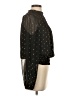 Ann Taylor Print Black Long Sleeve Blouse Size S - photo 4