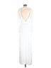 H&M 100% Polyester White Casual Dress Size L - photo 2