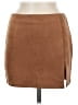 Better be Solid Brown Casual Skirt Size M - photo 1