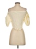 Kimchi Blue 100% Rayon Ivory Yellow 3/4 Sleeve Blouse Size S - photo 2