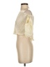 Kimchi Blue 100% Rayon Ivory Yellow 3/4 Sleeve Blouse Size S - photo 5