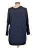 Cullen Blue Silk Pullover Sweater Size S - photo 2