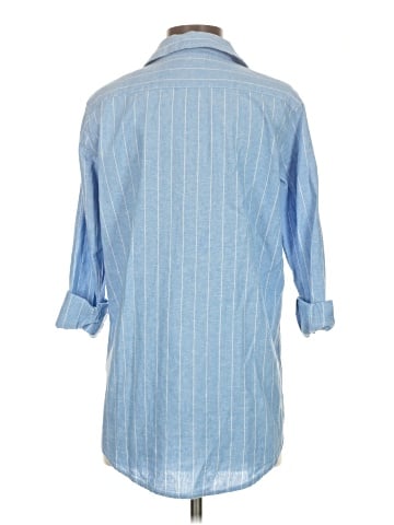 Pure Amici 3/4 Sleeve Button-Down Shirt (view 2)