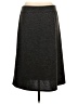 prologue Solid Gray Casual Skirt Size L - photo 2