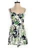 Francesca's 100% Rayon Tropical Green White Romper Size XXS - photo 1