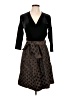 Sara Campbell Animal Print Brown Cocktail Dress Size 10 - photo 1