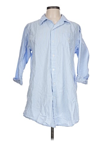 Lauren by Ralph Lauren 3/4 Sleeve Button-Down Shirt (view 1)