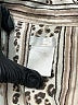 Secret Treasures Animal Print Silver 3/4 Sleeve Button-Down Shirt Size 1X - photo 7