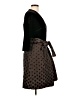 Sara Campbell Animal Print Brown Cocktail Dress Size 10 - photo 4
