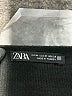 Zara Solid Black Casual Dress Size M - photo 7