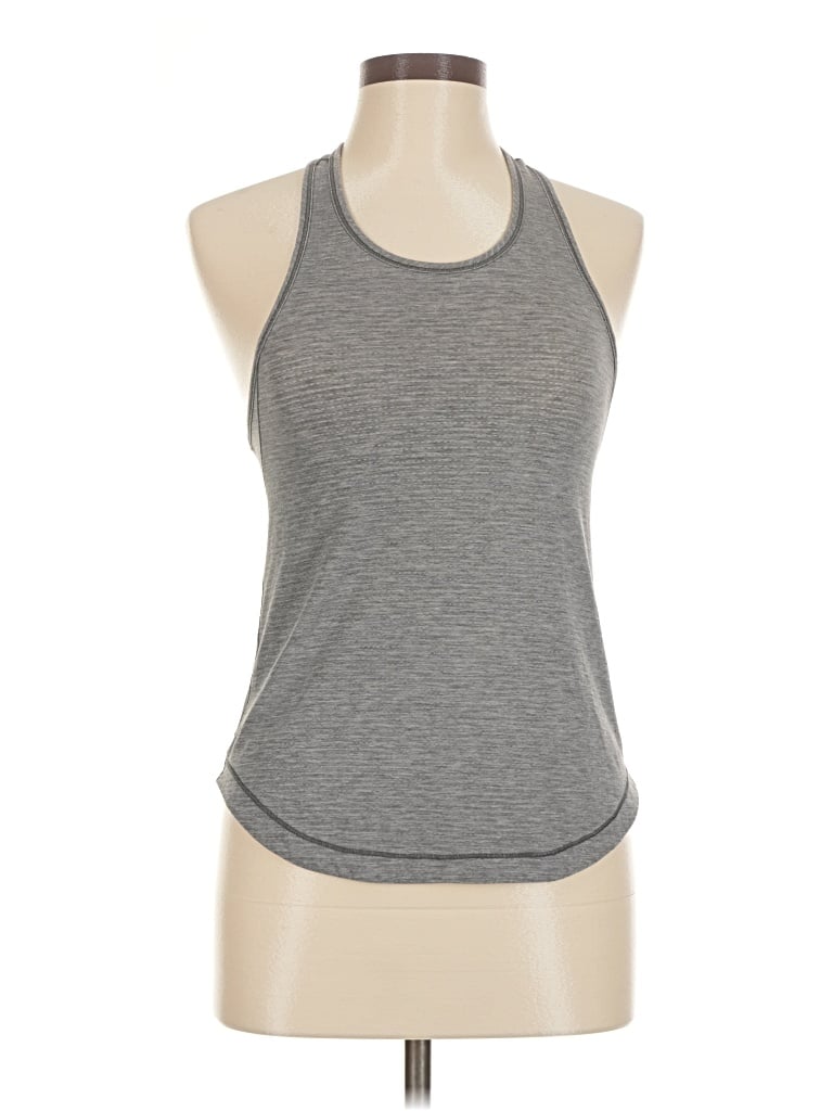 Pre-owned Lululemon Athletica Active Tank Top In Gray