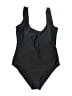 Unbranded Solid Black One Piece Swimsuit Size L - photo 1