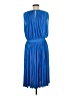 Tibi 100% Rayon Blue Cocktail Dress Size 8 - photo 2