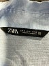 Zara Blue Long Sleeve Button-Down Shirt Size S - photo 7