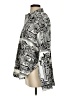 Express Print Silver Long Sleeve Blouse Size S - photo 5