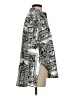 Express Print Silver Long Sleeve Blouse Size S - photo 4