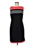 Maya Brooke Color Block Black Cocktail Dress Size 8 - photo 1