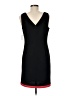 Maya Brooke Color Block Black Cocktail Dress Size 8 - photo 2