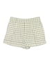 Danielle Bernstein Checkered-gingham Ivory Shorts Size 16 - photo 1