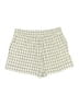 Danielle Bernstein Checkered-gingham Ivory Shorts Size 16 - photo 2