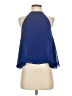 Zara Basic Blue Sleeveless Blouse Size S - photo 1