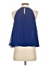Zara Basic Blue Sleeveless Blouse Size S - photo 2