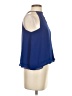 Zara Basic Blue Sleeveless Blouse Size S - photo 4